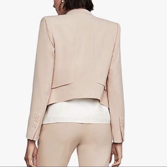 BCBG Lloyd Asymmetrical Open Front Blazer NWT Sz S - Picture 10 of 10